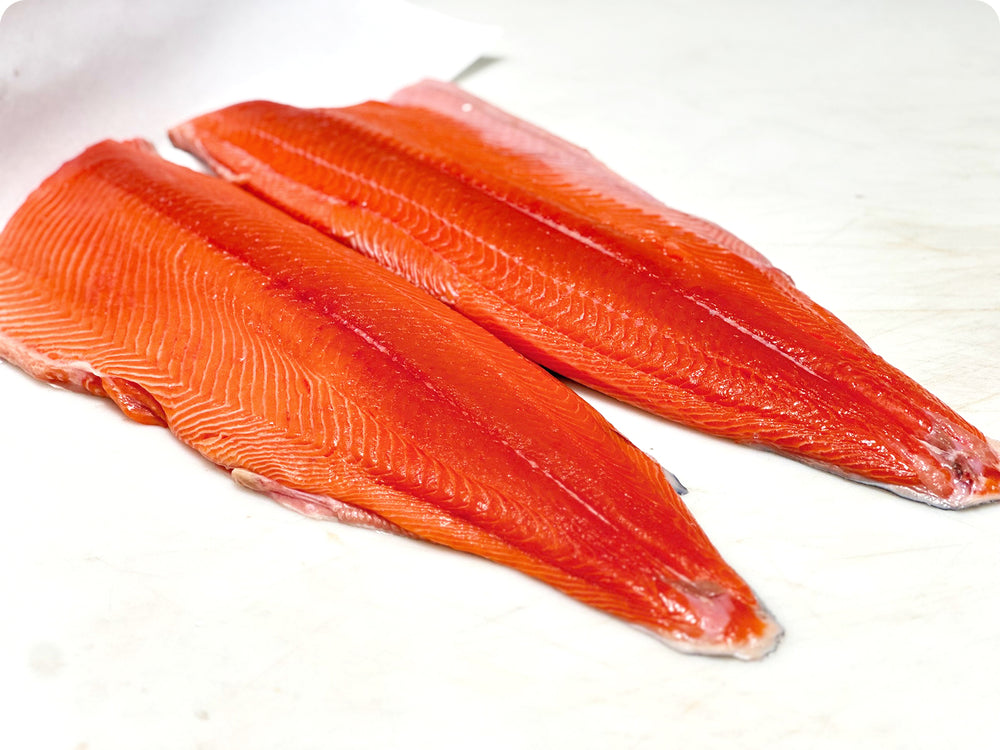 Wild King Salmon Fillet (Fresh) by the pound